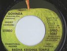 RADHA KRISHNA TEMPLE - APPLE PROMO 45 - George Harrison