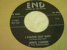 Lewis Lymon & the Teenchords I Found Out Why End EX