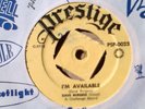 DAVE BURGESS. I'M AVAILABLE. 1958 PRESTIGE  N.Z.