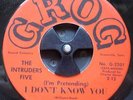 THE INTRUDERS FIVE Ain't Comin Back GROG GARAGE 45 HEAR