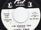 CAROL FRAN I'm Gonna Try MONSTER northern soul 45 HEAR