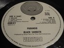BLACK SABBATH - PARANOID - UK VERTIGO BIG SWIRL 1st
