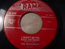 THE HEARTBEATS vg++ to nm on RAMA, 1957