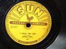 JOHNNY CASH 78 ORIGINAL SUN Record  I WALK THE LINE