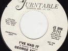 NORTHERN SOUL 45 RPM - GEORGE SMITH on TURNTABLE RECORD