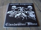 CLANDESTINE BLAZE/SATWARM-Split   LP splatter version