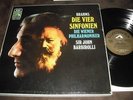 Barbirolli Brahms 4 Symphonies White Angel 60s 4LP NM