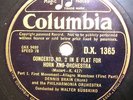 DENNIS BRAIN SUSSKIND MOZART CONCERTO Columbia 2x 78 E