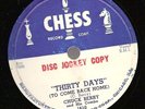 Chuck Berry 78 CHESS 1610 Thirty Days DJ COPY 1955