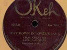 CHAS CREATH JAZZ-O-MANIACS ON OKEH 8257 - POOR