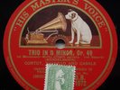 4x78rpm MENDELSSOHN THIBAUD VIOLIN CASALS CELLO CORTOT