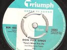 DON FOX Taint what you do Triumph 1022  Condition:  EX