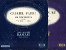 Jean-Michel DAMASE, FAURE Nocturnes French 2 LPs DECCA