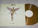 NIRVANA IN UTERO TEST PROMO ON GOLD COLOURED VINYL RARE