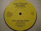 ALLAN HARRIS-JUST LET ME KNOW -- Modern-Soul/Disco-Funk