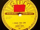 Sun 241 Johnny Cash & Tenn. Two-I Walk The Line-nice