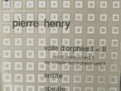 Pierre Henry - Voile D'Orphée I Et II / Entité   LP