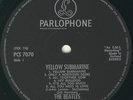 BEATLES Yellow Submarine EXPORT LP on PARLOPHONE LABEL