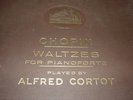 SET HMV 78RPM x 6  CHOPIN  waltzes  ALFRED CORTOT piano
