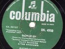  CLIFF RICHARD 1963 No.1 on 78 BACHELOR BOY E+
