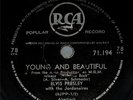 V/RARE-Elvis Presley-78-YOUNG AND BEAUTIFUL-S Africa