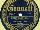 Gennett 5132 King Oliver Creole Band DIPPER MOUTH VG+