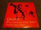 CHET BAKER  RUSS FREEMAN  Quartet  WORLD PACIFIC 1232