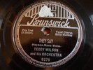 BILLIE HOLIDAY TEDDY WILSON BRUNSWICK 8270 JAZZ 78 E