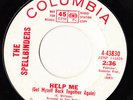 SPELLBINDERS HELP ME COLUMBIA US WHITE LABEL PROMO 45