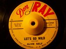 Rockabilly 45 ALVIE SELF Let's Go Wild Don Ray HEAR