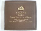 SERKIN & BUSCH QUARTET Brahms Op 26  4x12