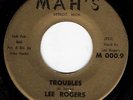 LEE ROGERS Troubles NORTHERN SOUL 45 on Mah's