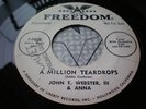 ROCKABILLY 45 JOHN WEBSTER EDDIE COCHRAN DJ FREEDOM