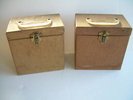 2 Vintage PLATTER-PAK Cases With 60 45 RPM Records