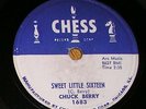 1958 Rock 78 - CHUCK BERRY Sweet Little Sixteen - CHESS