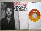 Bruce Springsteen Prove It All Night 45 w/ PS - ITALY