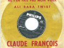 Rare SP Promo - Claude François - Ali Baba Twist - EXC