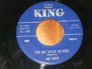 Rockabilly 45 Mac Curtis on King That ain't nothin But