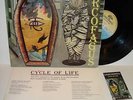 SARCOFAGUS - Cycle of Life LP original INSERT STICKER