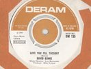 DAVID BOWIE: Love You Till Tuesday UK ORIG EX massive