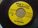 THE DROOGS HE'S WAITING  PUNK GARAGE US 45 KBD w/ PHOTO
