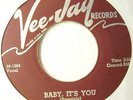 THE SPANIELS RARE DOO-WOP BABY, IT'S YOU VEE-JAY VG+++