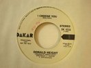 Donald Height Dakar 4556 I Choose You PROMO Mint-