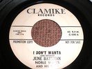 JUNE BATEMAN + Watts * I Don´t Wanta * Northern Soul 45
