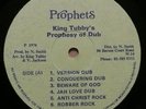 KING TUBBYS PROPHESY OF DUB. ORIG PROPHETS LP FROM 1976