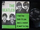 BEATLES I feel Fine RARE DANISH 45 EP GEOS 225 Nr MINT