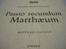 J.S. BACH Matthew Passion RICHTER 4LP ED1 DGG ARCHIV