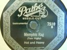 33) 78 RPM HOT and HEAVY MARBLED WAX PATHE 7510