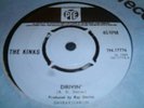 THE KINKS drivin UK PYE ORIG 1969 45 EX+