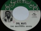 RARE texas SOUL funk 45/THE BROTHERS SEVEN/evil ways/?